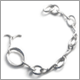 B3006 - Sterling Trio Link Bracelet