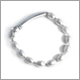 B3009 - White Pearl Puddle Bracelet