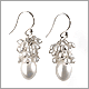 E1004 - Pearl Cluster Earrings