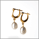 E1005 - Click-Top 18K Gold Hoop Earrings