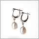 E1006 - Click-Top Sterling Hoop Earrings