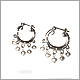 E1007 - Small Jezebel Hoop Earrings