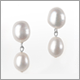 E1012 - Double Pearl Puddle Earrings