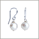 E1021 - Tiny Coin Pearl Earrings