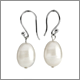E1022 - Pearl Puddle Dangle Earrings
