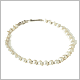N2016 - White Pearl Moon Necklace