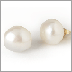 E1002 - White Pearl Puddles Grande Earrings
