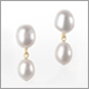 E1011 - Double Pearl Puddle Earrings