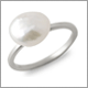 R1001 - Pearl Puddle Ring